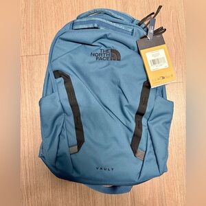 SOLD The North Face Vault Backpack in Blue with Black Trim
